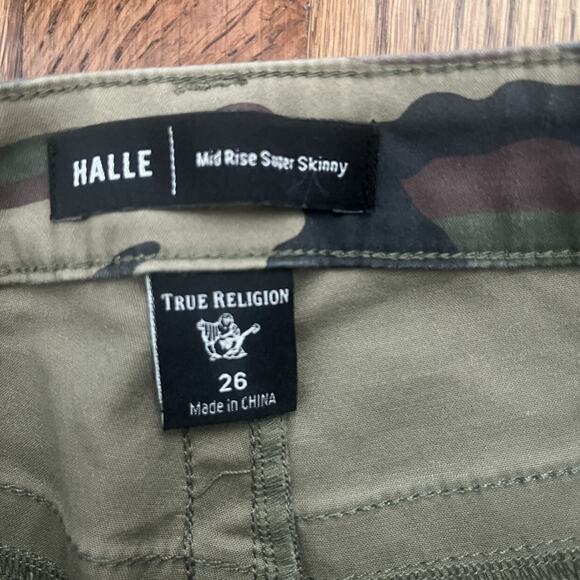 NWT True Religion (26) Camo Pants - Picture 4 of 8